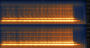 spectral analyzer of one sound of the collection MPSFX_CRYSTAL SING
